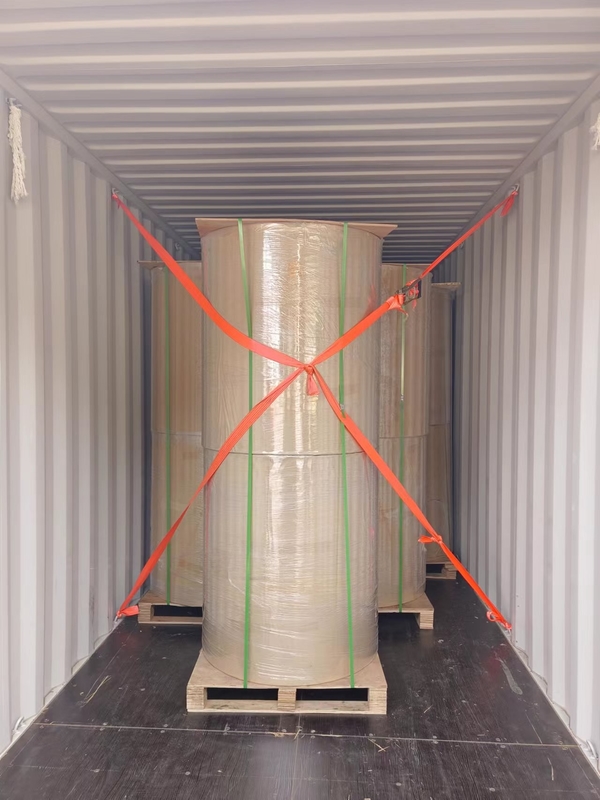 55gsm 810mm Thermal Jumbo Roll For POS Continuous Thermal Label