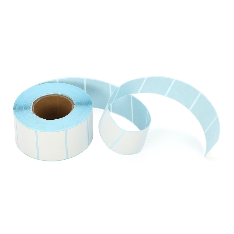 Water Proof BPA Free Packaging Glassine Paper Thermal Label Paper Roll Direct Self Adhesive