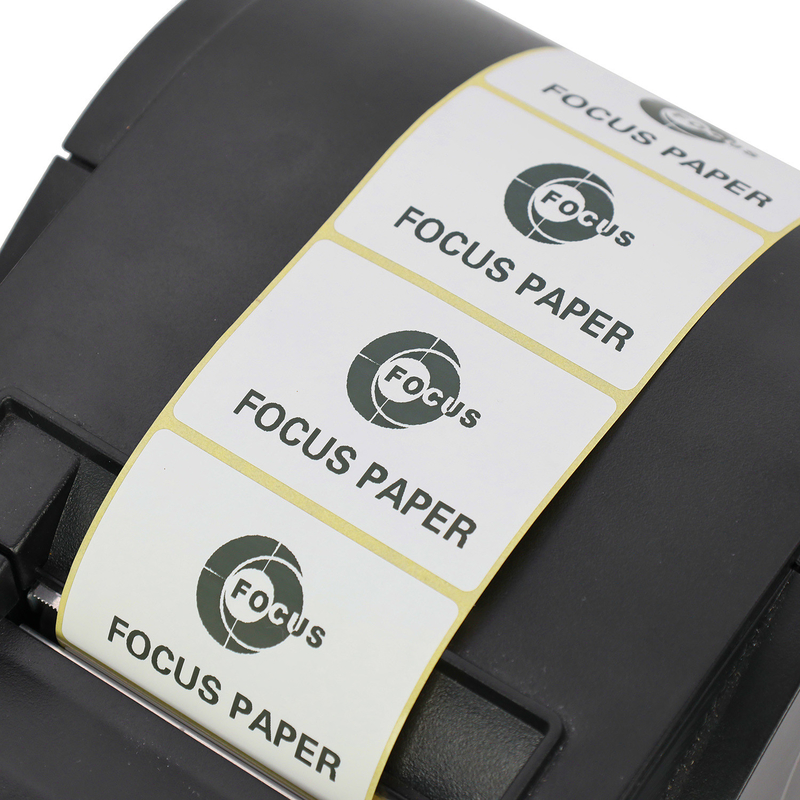 Water Proof BPA Free Packaging Glassine Paper Thermal Label Paper Roll Direct Self Adhesive