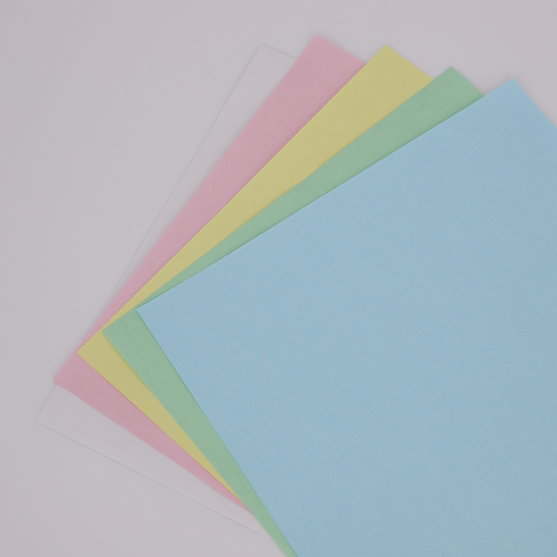 60gsm CFB CF NCR Paper For Laser Printers White Pink Yellow Carbonless Paper 65 X 100cm