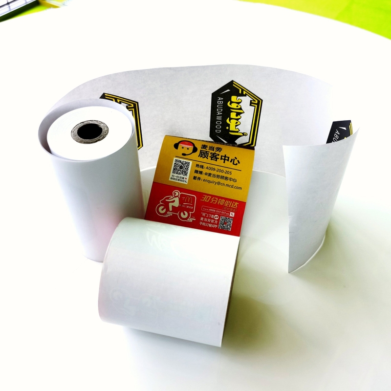 Oil Resistant Jumbo Thermal Paper Roll With Good Whitness And Bpa Free