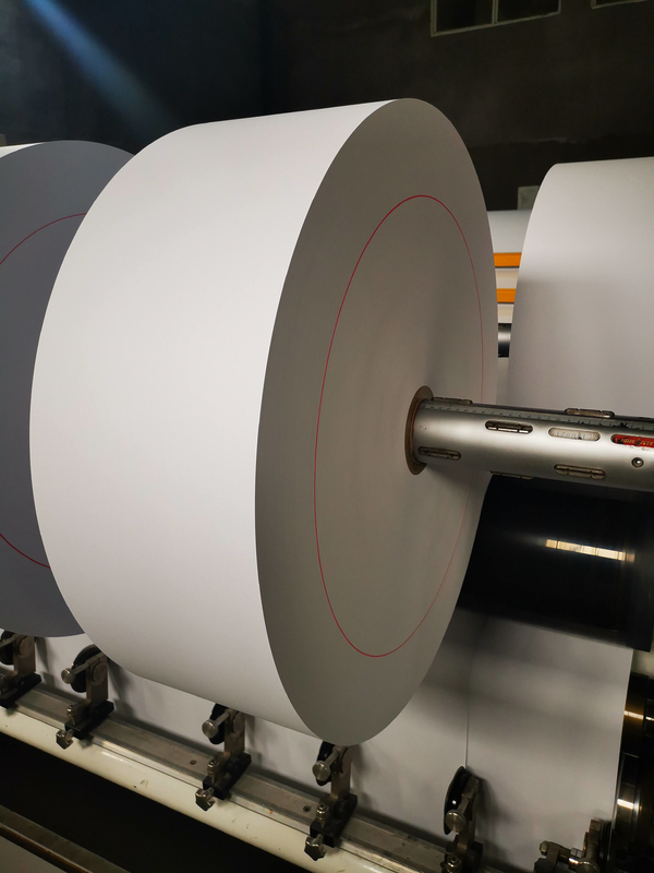 45GSM Virgin Wood Pulp Thermal Credit Card Machine Rolls Thermal Paper Jumbo