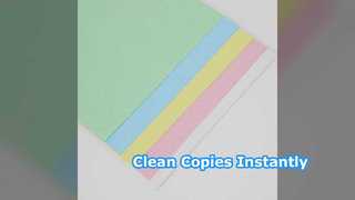 Χαρτί NCR: Καθαρίστε τα αυτογραφικά αντίγραφα αμέσως