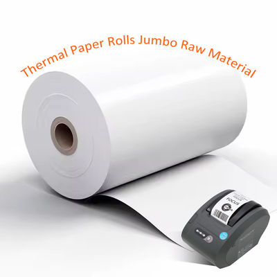 Long Lasting Print Thermal Paper Jumbo Roll Grammage 45gsm / 48 Gsm / 55gsm / 60gsm / 65 Gsm