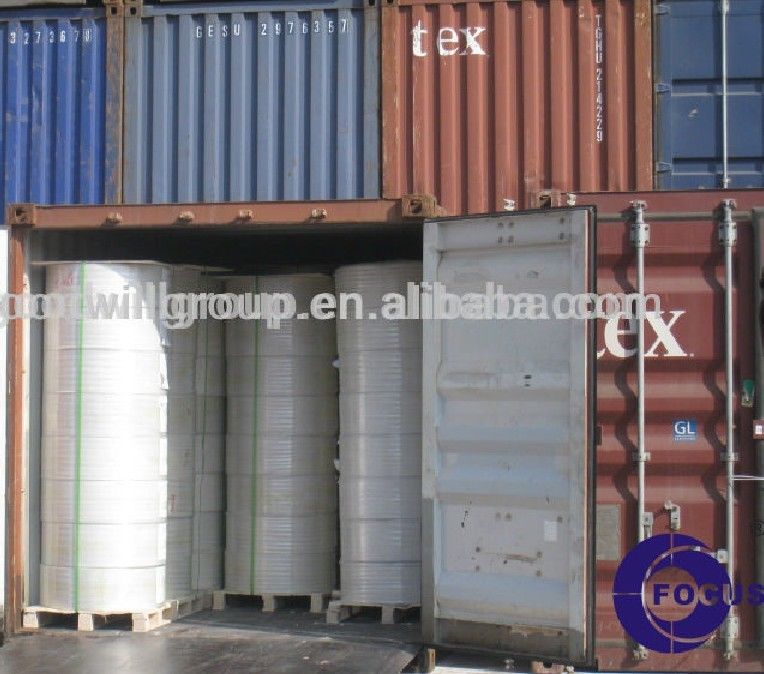 BPA Free Black Image Office Jumbo Thermal Paper Roll 55GSM 520 640 795 800 1035mm