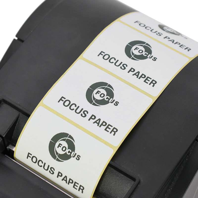 Adhesive FSC Direct Thermal Label Paper Roll For Gummed Paper