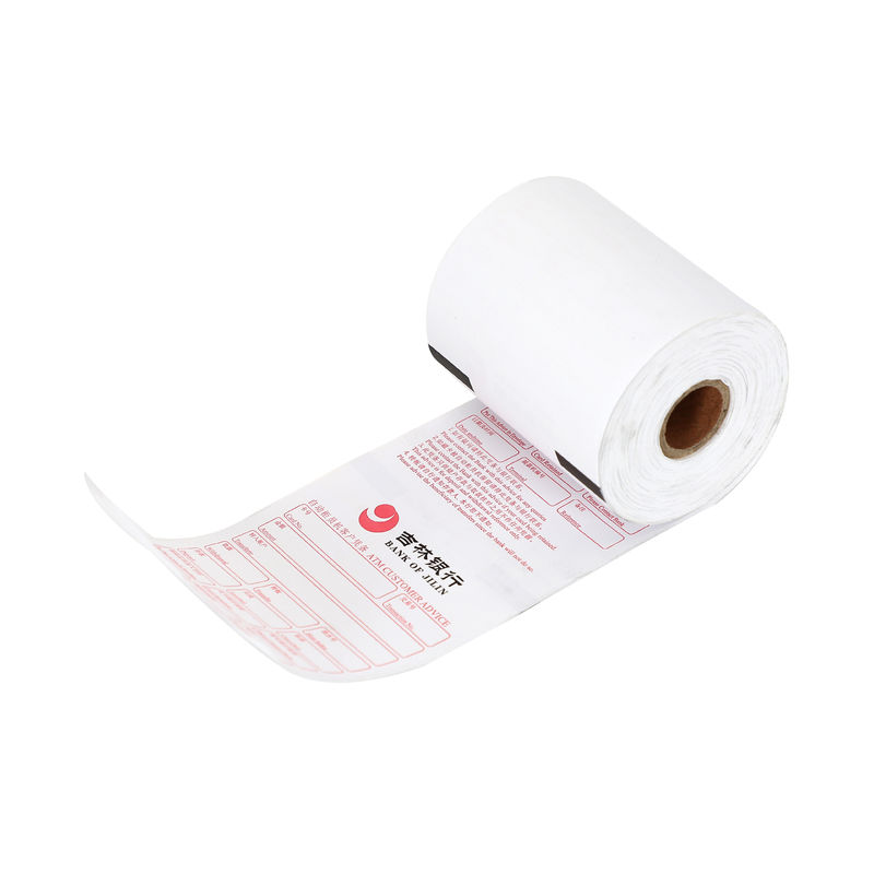 White Grade A Thermal Paper Jumbo Roll For Cash Register Terminals