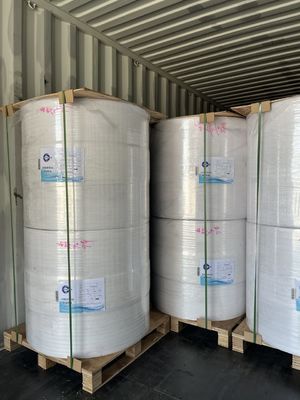 Χωρίς BPA 55gm 520/640/795/800/1035MM Μαύρη εικόνα γραφειακό χαρτί θερμικό χαρτί Jumbo Roll