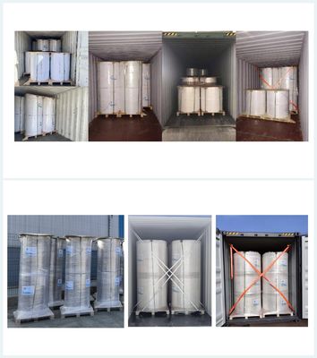 FSC Παρθένος ξύλινος χαρτοπολτούς Πάνω Επικαλυμμένο Τύπο Θερμικό Χαρτί Jumbo Roll Για POS ROLL