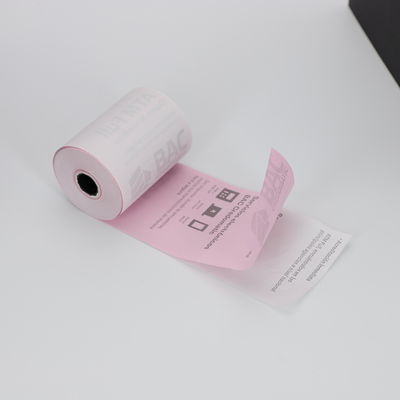 FSC Virgin Wood Pulp Carbonless Paper Roll για το POS Roll / εκτύπωση