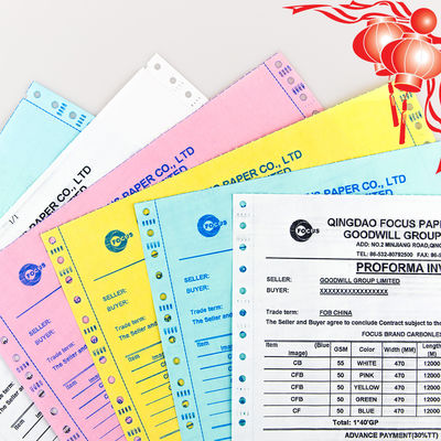 Κίνα Φαρμακείο 7 Πλάι NCR Χαρτί CB CFB CF 55/50/55gsm 61*86/70*100cm Μαύρο/Μπλε Χάρτινο Χάρτινο Χάρτινο