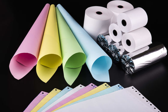 Χάρτινο ρόλο θερμικής απόδειξης POS χωρίς BPA με διάρκεια ζωής εικόνας 5+ ετών και ανθεκτικές σε λάδι ιδιότητες